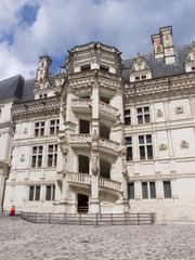 escalera castillo de blois