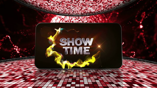 Show Time Text in Disco Room - HD1080