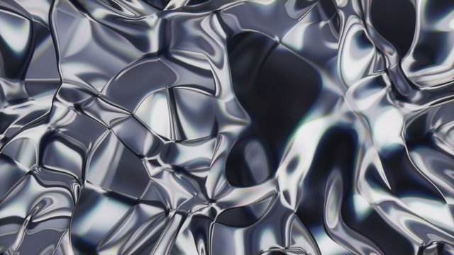 Metaliq 3 - Flowing Metal Texture Video Background Loop
