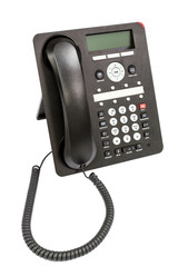 Phone isolated on white. Modern phone
