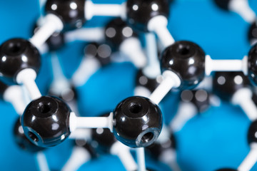 Model of graphite molecular structure
