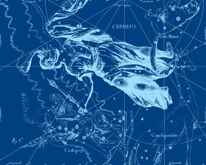Constellation vintage map © Sergey Kamshylin
