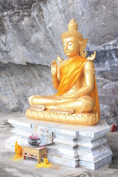 Buddha statue in Temple Mount.