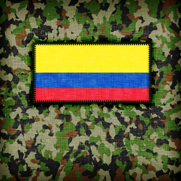 Amy camouflage uniform, Colombia