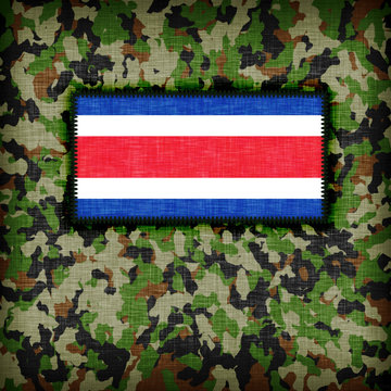 Amy camouflage uniform, Costa Rica