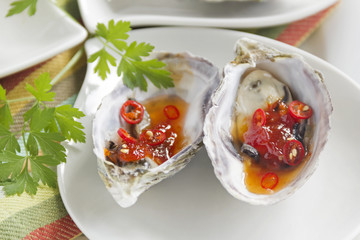 Sweet Chilli Oysters