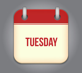 Vector calendar app icon