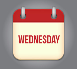 Vector calendar app icon