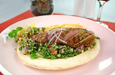 Middle Eastern Lamb Pita Bread