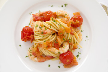 Shrimps And Spaghetti