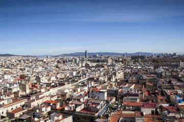 Fototapeta na wymiar Dachy z Barcelony