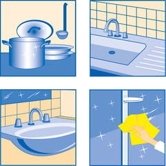 House Cleaning icons