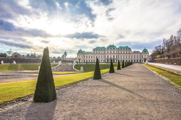Bevedere Palace and Park in Vienna - 50647838