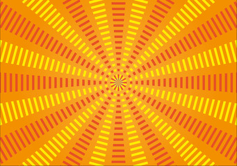 Vector Circus background, Yellow-Orange