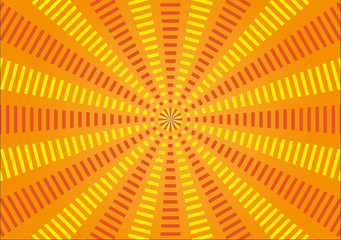 Fototapeta premium Vector Circus background, Yellow-Orange