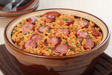 Sausage and Rice Meal