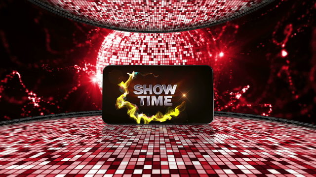 Show Time Text White Transition - HD1080