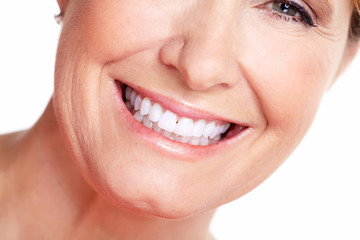 Happy woman smile.
