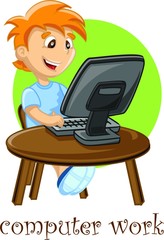 Менеджер мультфильм характер