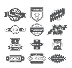 Set of vintage  labels