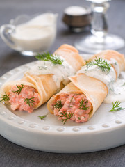 Stuffed pancake