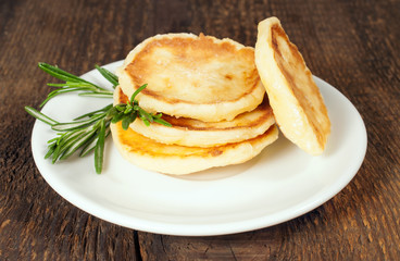 cheese fritters with rosemary