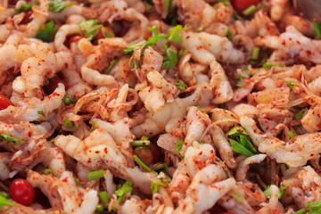 Thai cuisine at the market