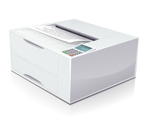 Laser printer print