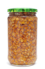 lentils jar
