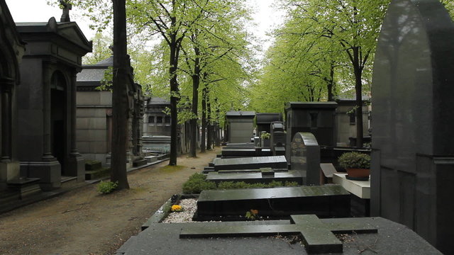 Montparnasse cemetery, Paris, France.