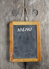 vinatge chalkboard menu, free space for your copy