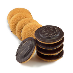 Jaffa cakes - traditional sweet cookies