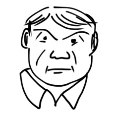 Man face