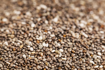 chia seeds close-up
