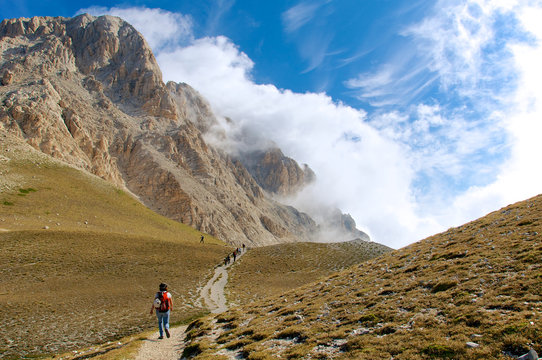 High Trail Corno Grande Gran Sasso L'Aquila Italy