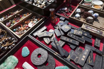 Foto op Aluminium Antique Items at Japanese Flea Market © Anthony Brown