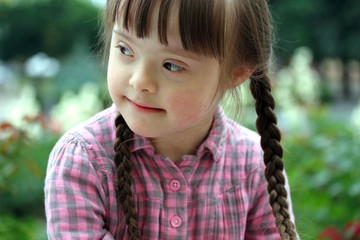Portrait of beautiful young girl