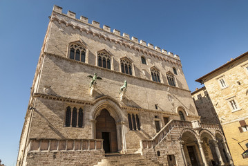 Obraz premium Perugia - Historic buildings