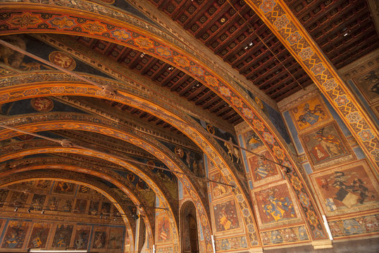 Perugia, interior of historic palace