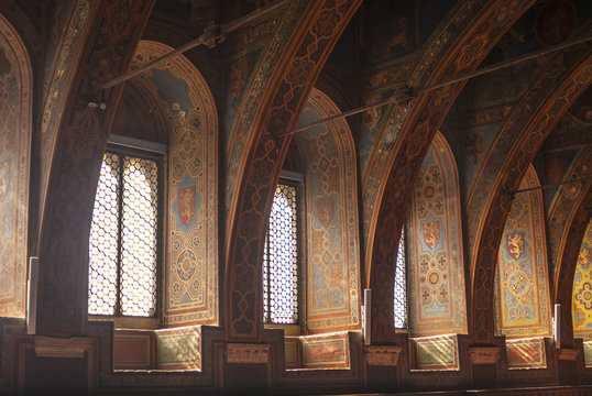Perugia, interior of historic palace