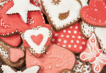 background with cookies
