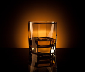 whiskey in glass