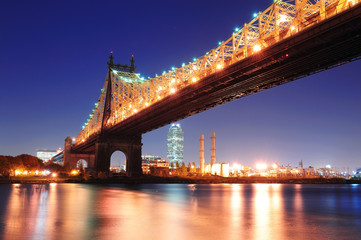Fototapeta premium Queensboro Bridge night