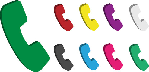 Telephone and Contact us icon