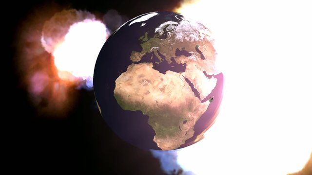 Rotating Earth Animation