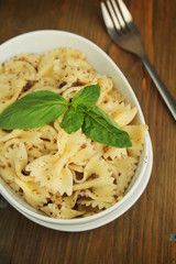 Pasta with pesto