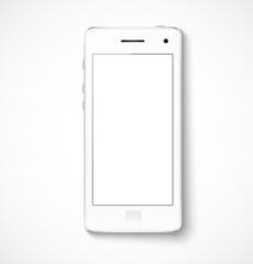 Mobile phone with white screen