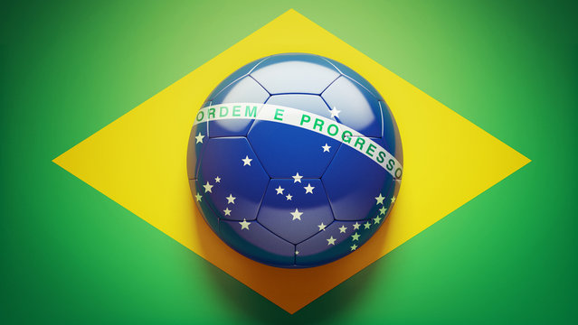 Brazilian Flag Soccer Ball