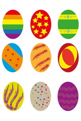 nine easter eggs
