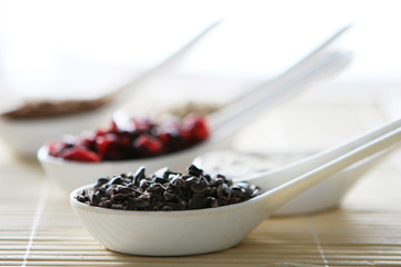 A close up photo of natural chocolate for baking